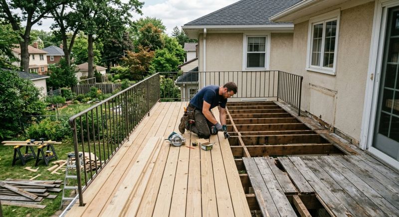 Deck Steps Replacement in Seattle, WA